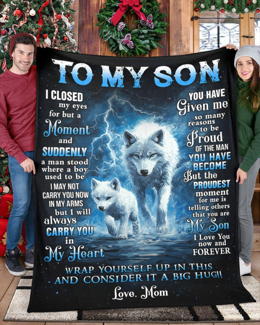 Special Gift For Your Son Blanket - BLANKETS FROM MOM 41