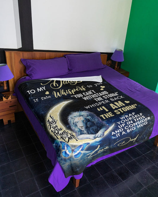 Special Gift For Your Daughter Blanket - BLANKETS FROM DAD 074