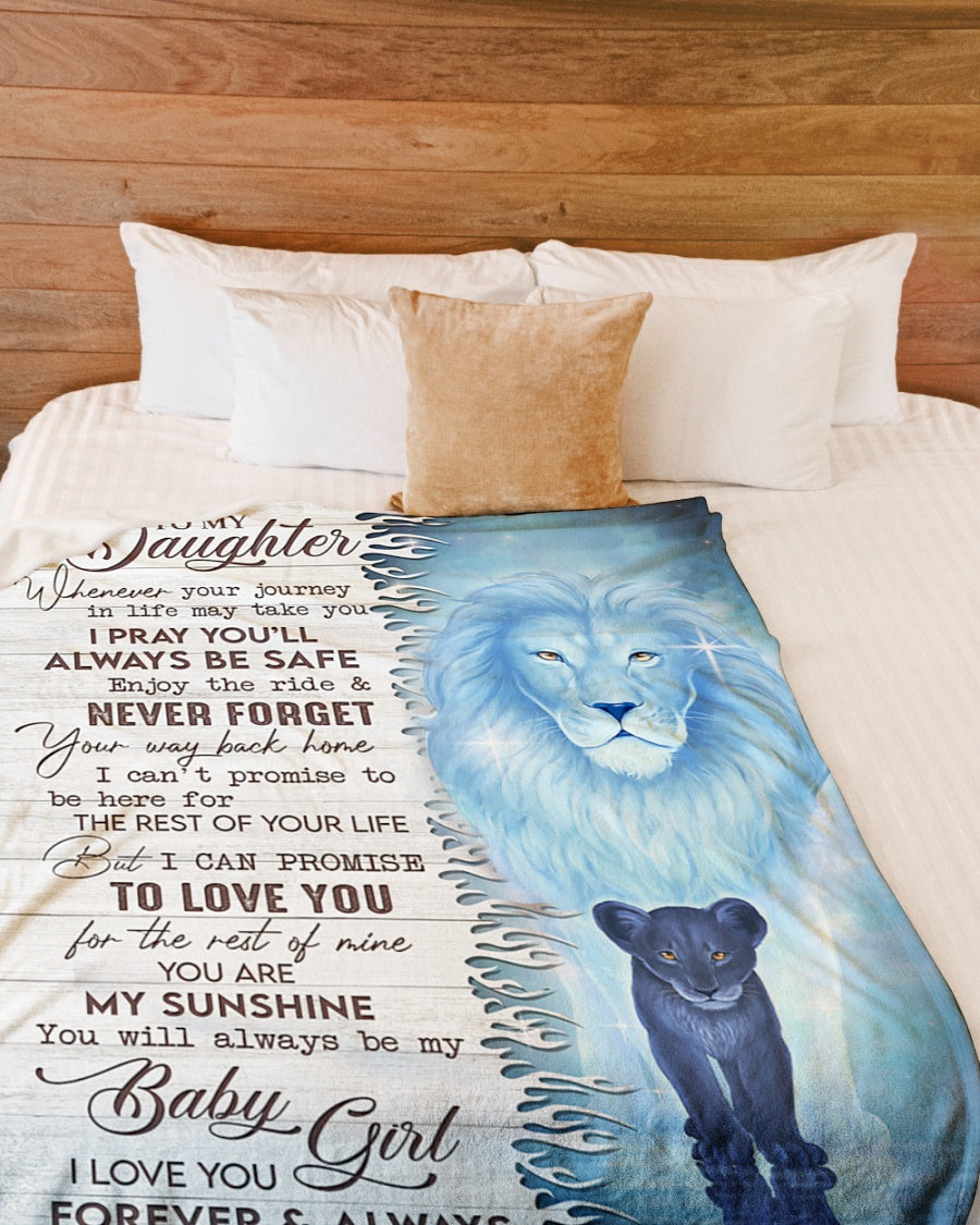 Special Gift For Your Daughter Blanket -  BLANKETS FROM DAD 073