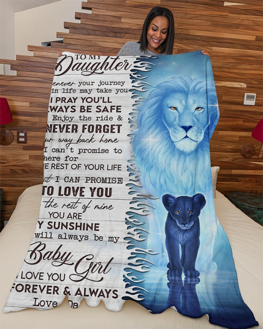 Special Gift For Your Daughter Blanket -  BLANKETS FROM DAD 073