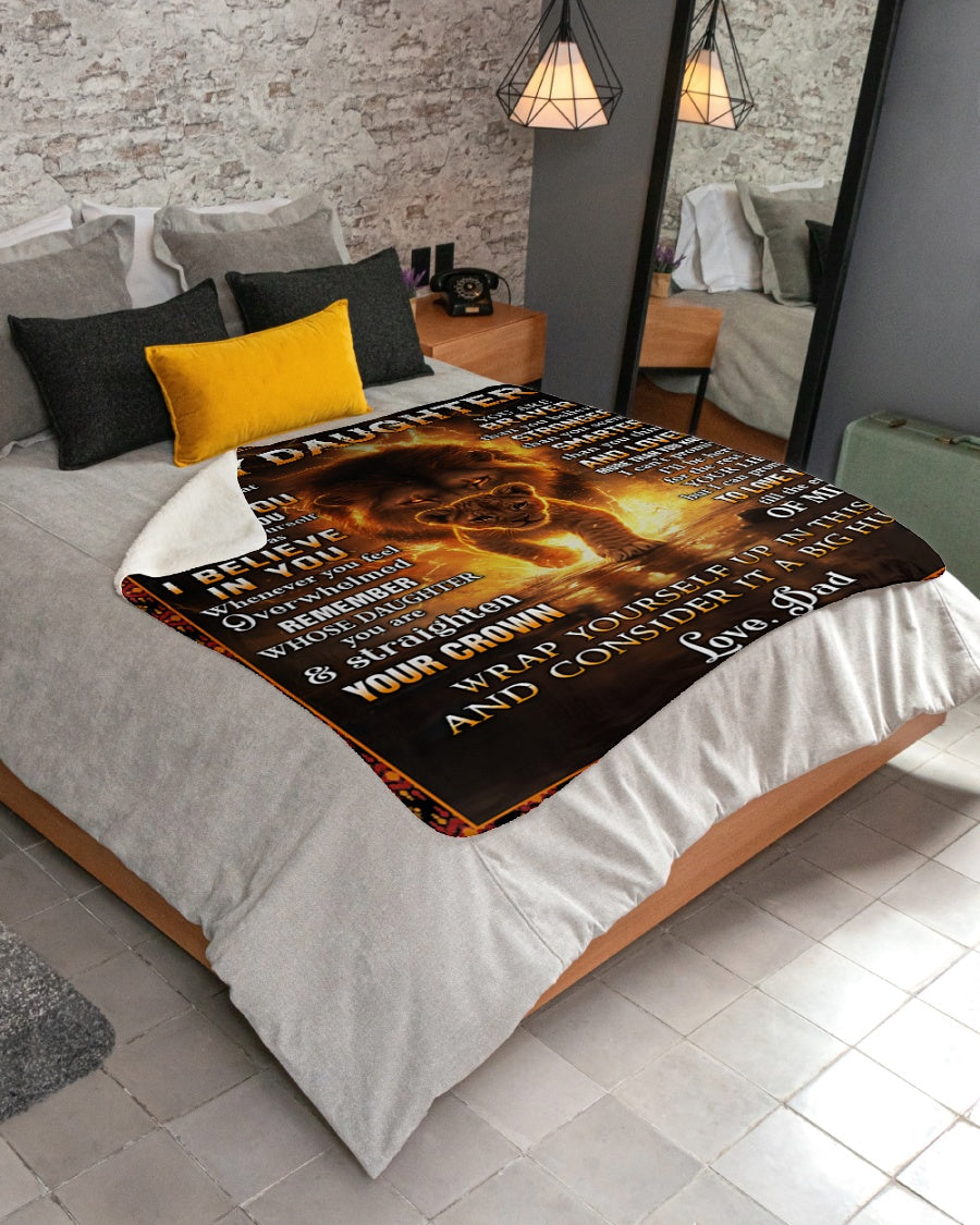 Special Gift For Your Daughter Blanket - BLANKETS FROM DAD 072