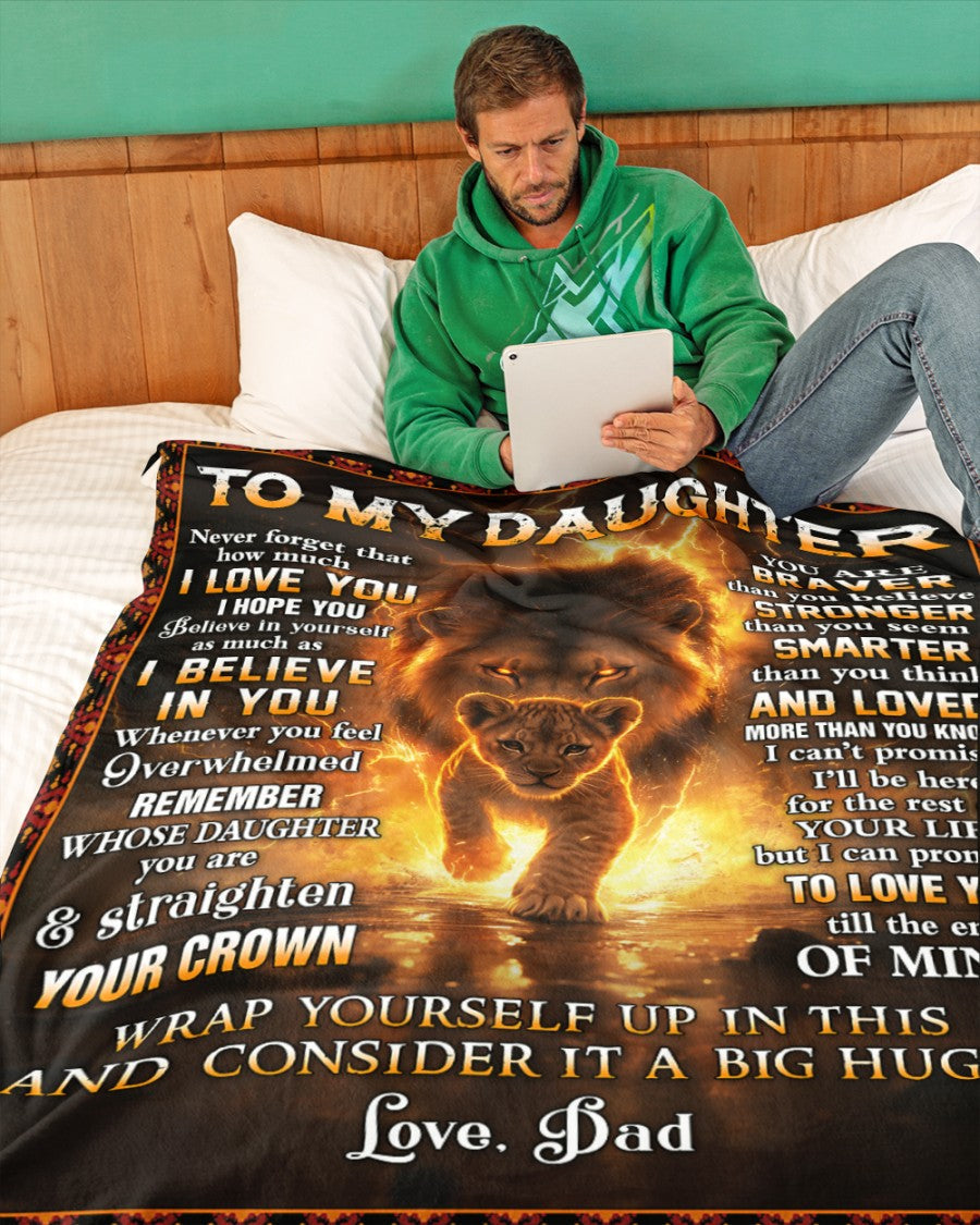 Special Gift For Your Daughter Blanket - BLANKETS FROM DAD 072