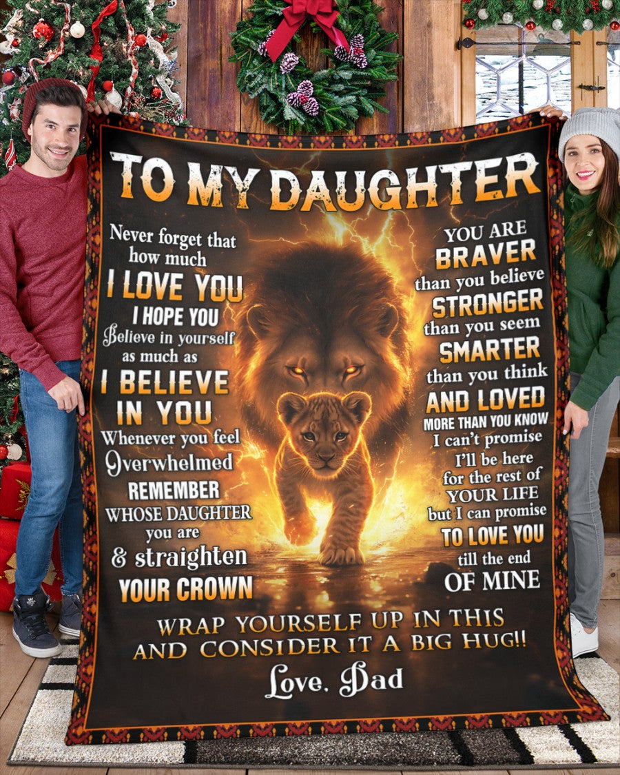 Special Gift For Your Daughter Blanket - BLANKETS FROM DAD 072