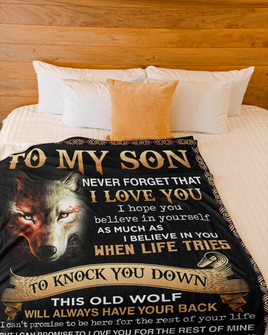 Special Gift For Your Son Blanket - BLANKETS FROM MOM 18