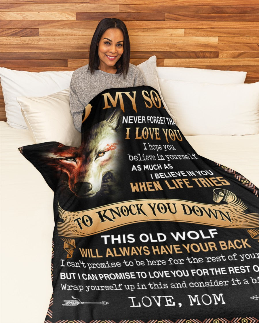 Special Gift For Your Son Blanket - BLANKETS FROM MOM 18