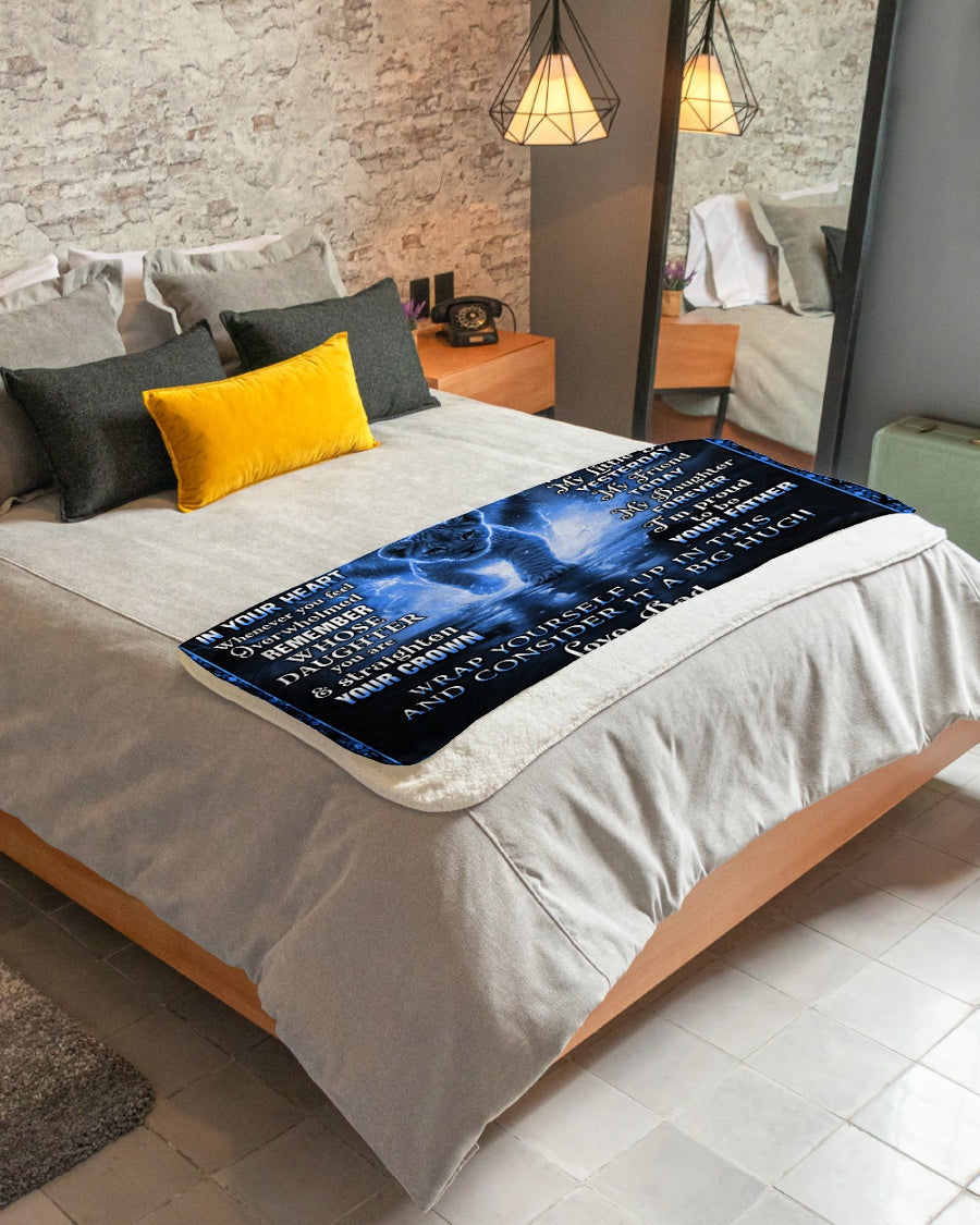 Special Gift For Your Daughter Blanket - BLANKETS FROM DAD 071