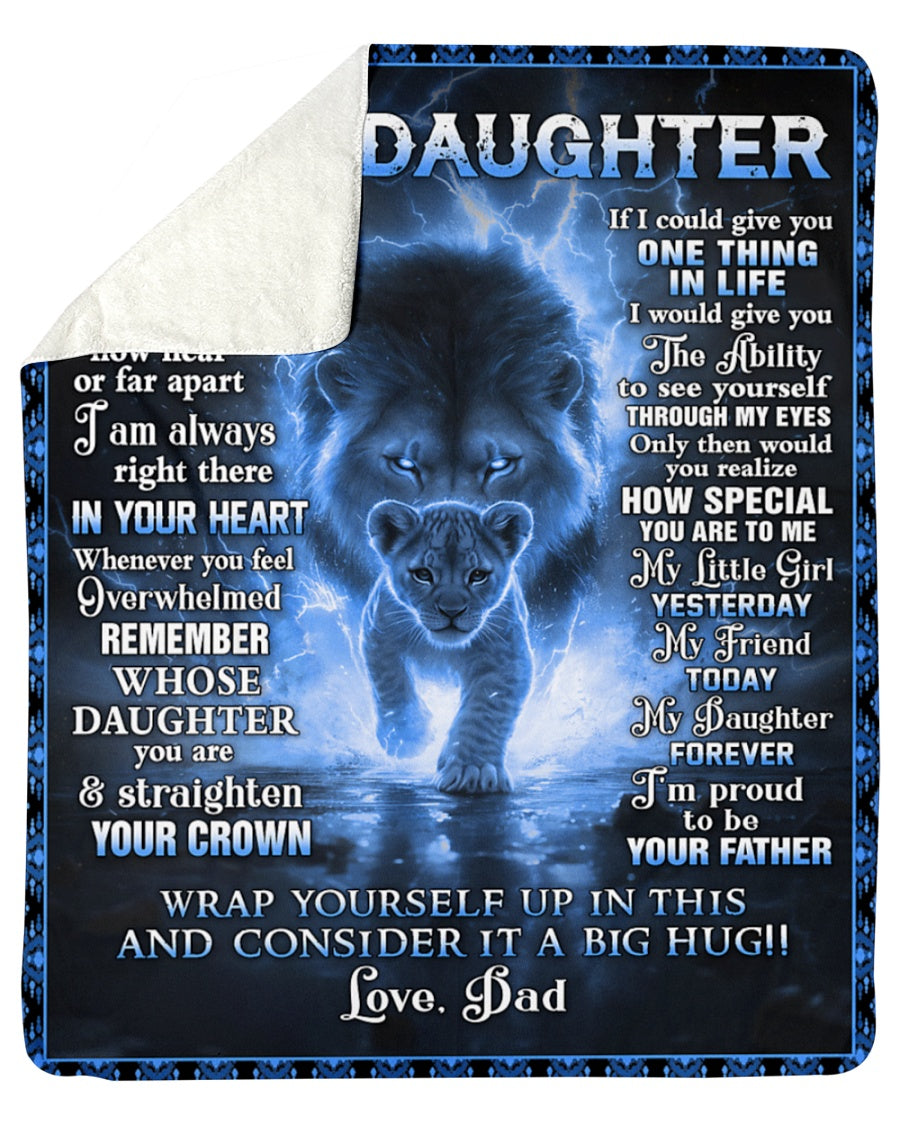 Special Gift For Your Daughter Blanket - BLANKETS FROM DAD 071