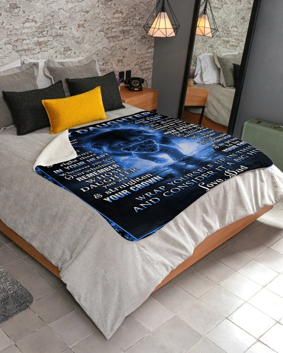Special Gift For Your Daughter Blanket - BLANKETS FROM DAD 071