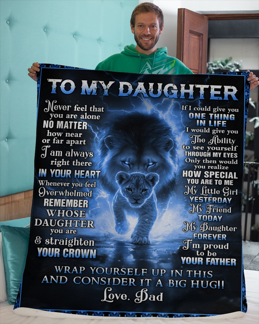 Special Gift For Your Daughter Blanket - BLANKETS FROM DAD 071