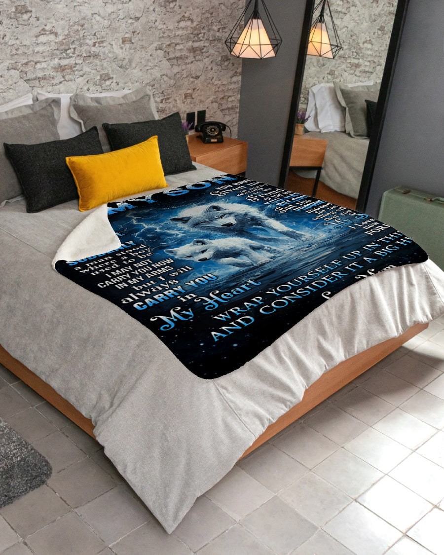 Special Gift For Your Son Blanket - BLANKETS FROM MOM 41