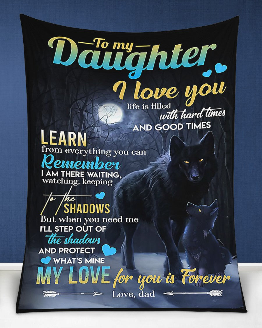 Special Gift For Your Daughter Blanket - BLANKETS FROM DAD 097