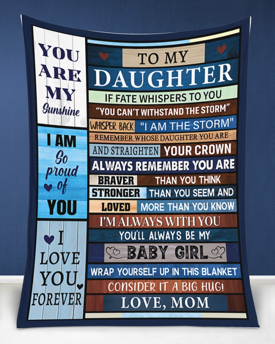 BLANKET FOR DAUGHTER – COMFORT & WARMTH GIFT FROM MOM - BLANKETS FROM MOM 205