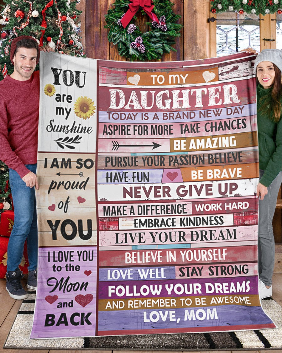 BLANKET FOR DAUGHTER – COMFORT & WARMTH GIFT FROM MOM - BLANKETS FROM MOM 182