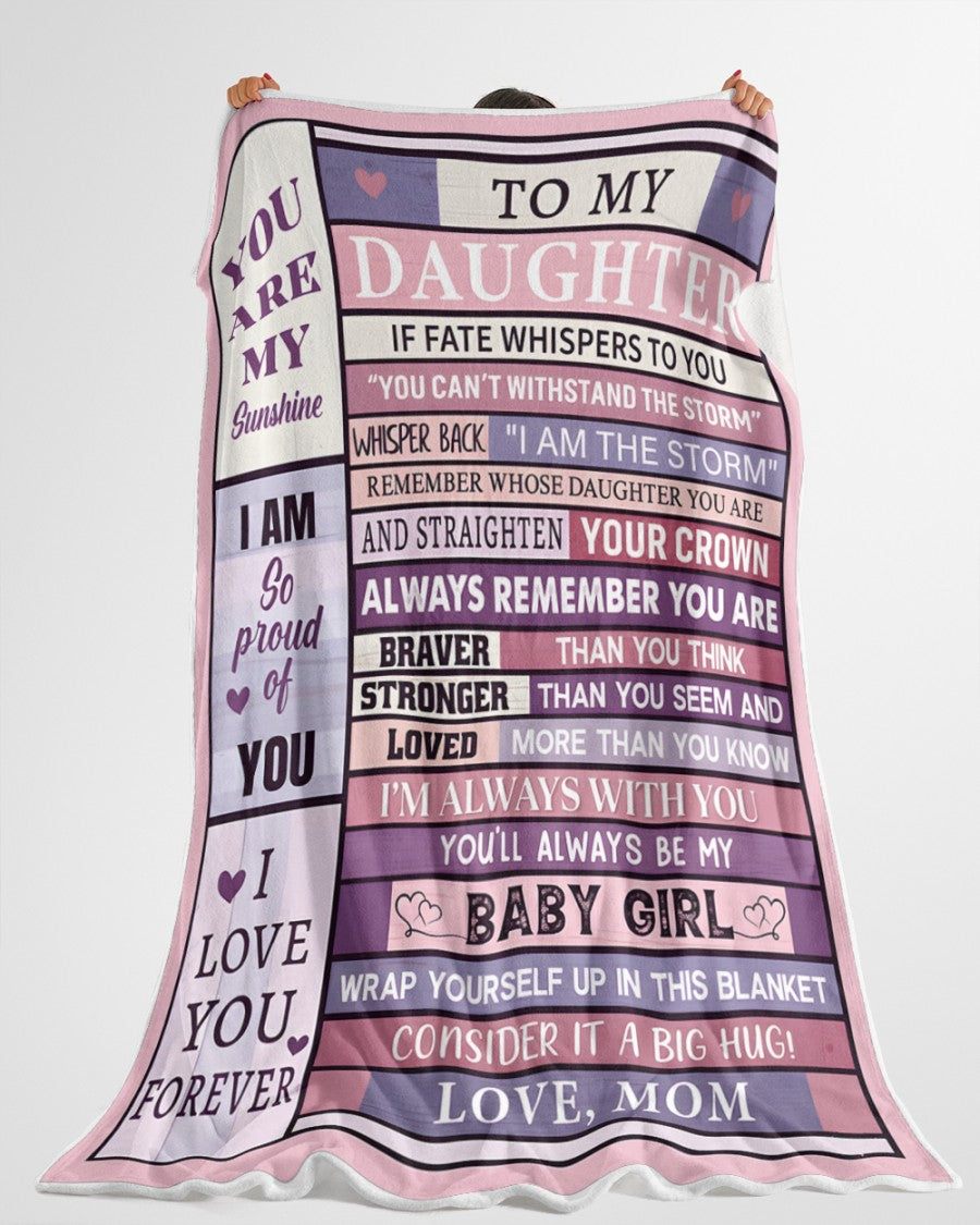 BLANKET FOR DAUGHTER – COMFORT & WARMTH GIFT FROM MOM - BLANKETS FROM MOM 183