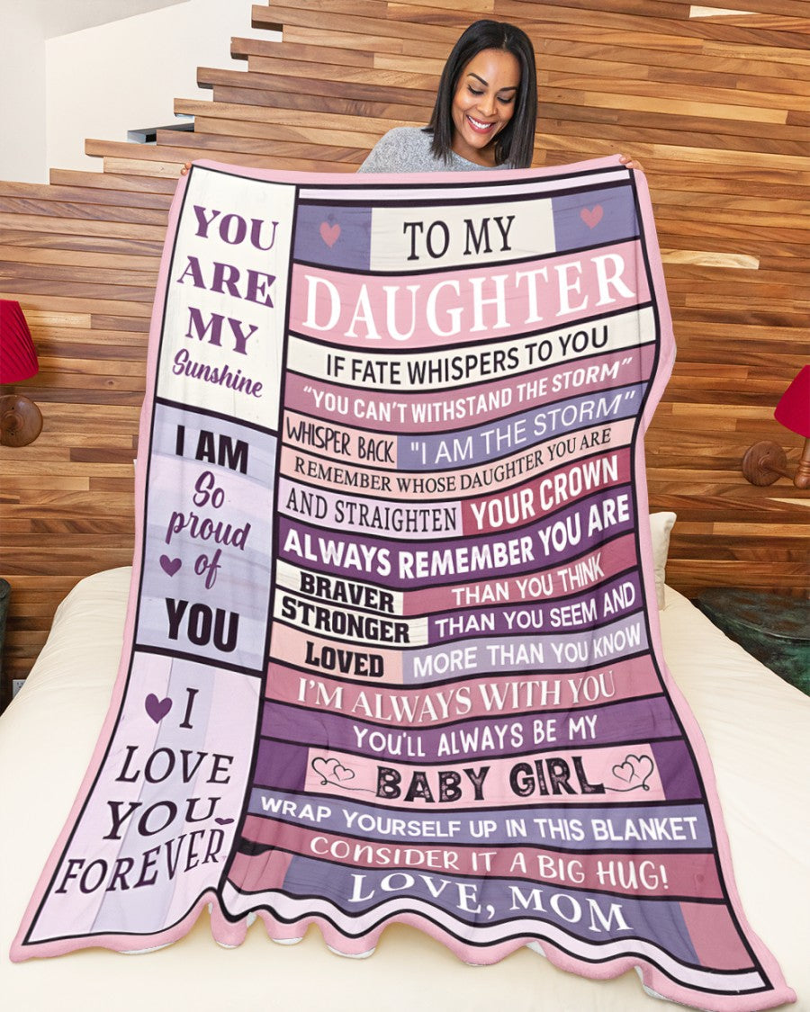 BLANKET FOR DAUGHTER – COMFORT & WARMTH GIFT FROM MOM - BLANKETS FROM MOM 183
