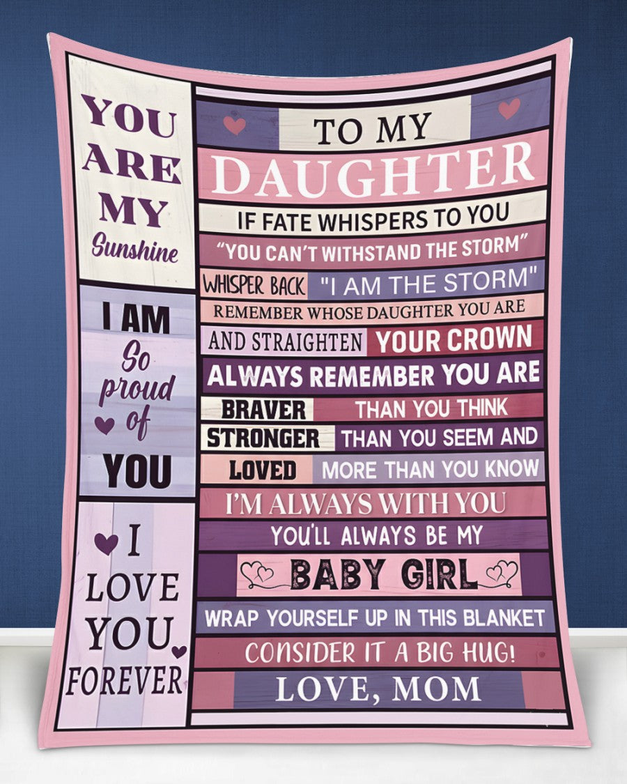 BLANKET FOR DAUGHTER – COMFORT & WARMTH GIFT FROM MOM - BLANKETS FROM MOM 183