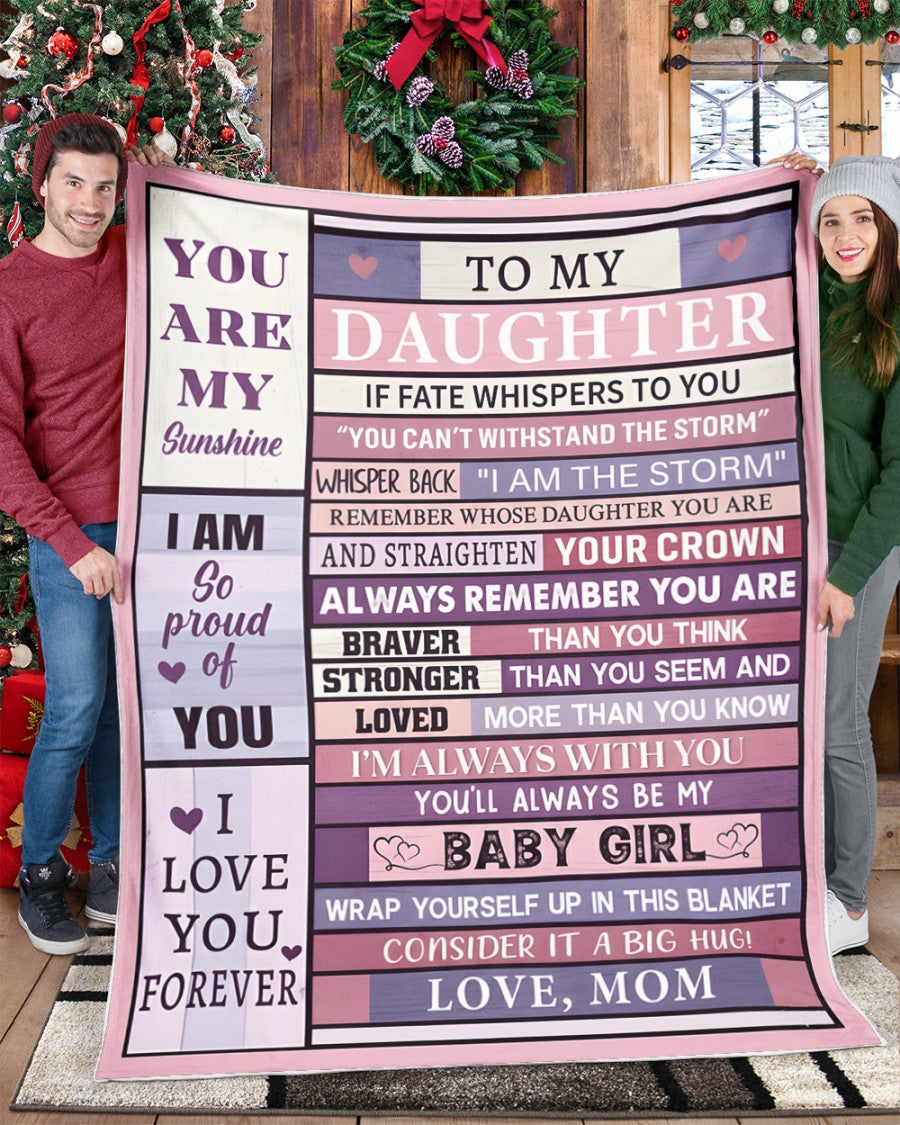 BLANKET FOR DAUGHTER – COMFORT & WARMTH GIFT FROM MOM - BLANKETS FROM MOM 183