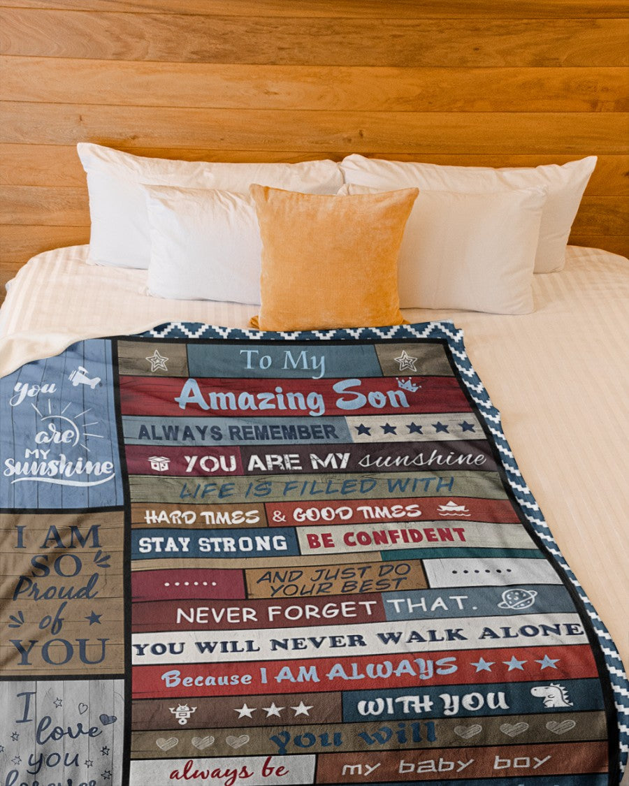 BLANKET FOR SON – COMFORT & WARMTH GIFT FROM MOM - BLANKETS FROM MOM 184