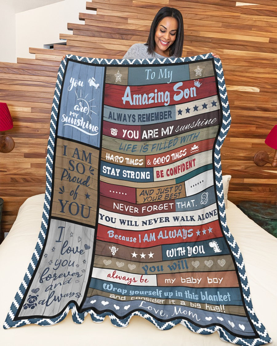 BLANKET FOR SON – COMFORT & WARMTH GIFT FROM MOM - BLANKETS FROM MOM 184