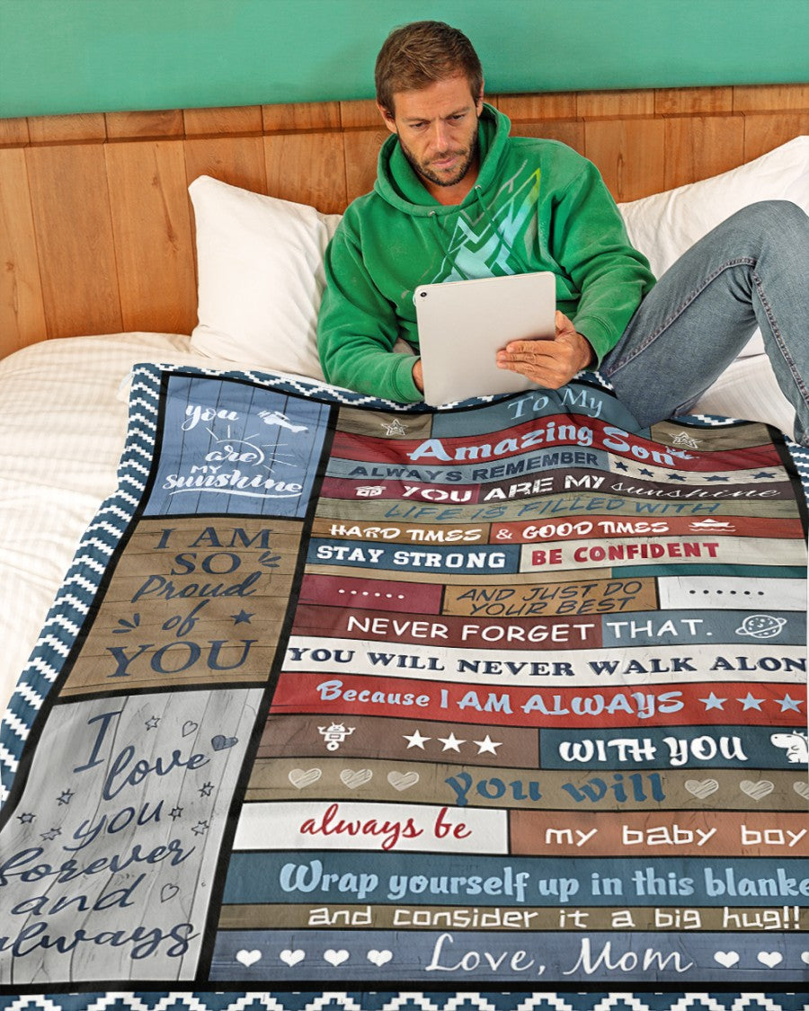 BLANKET FOR SON – COMFORT & WARMTH GIFT FROM MOM - BLANKETS FROM MOM 184