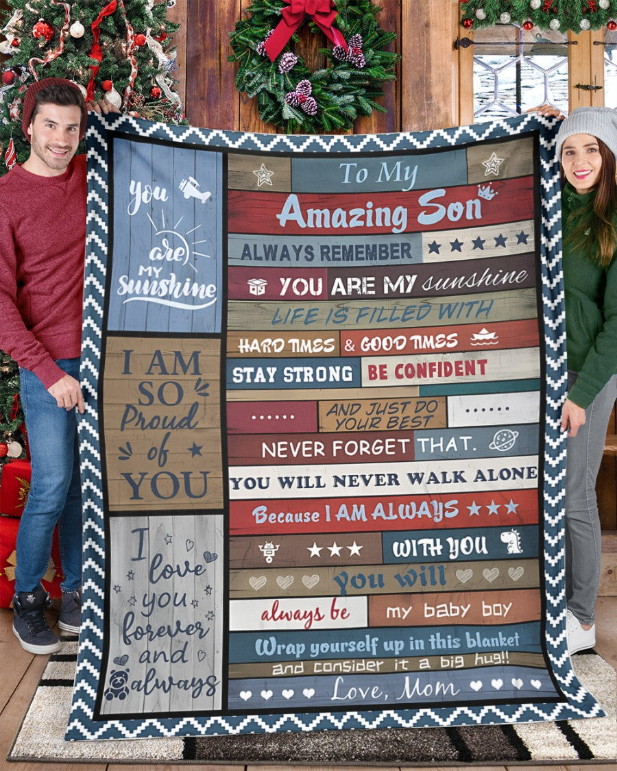BLANKET FOR SON – COMFORT & WARMTH GIFT FROM MOM - BLANKETS FROM MOM 184