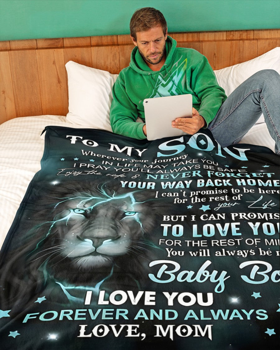 Special Gift For Your Son Blanket - BLANKETS FROM MOM 144