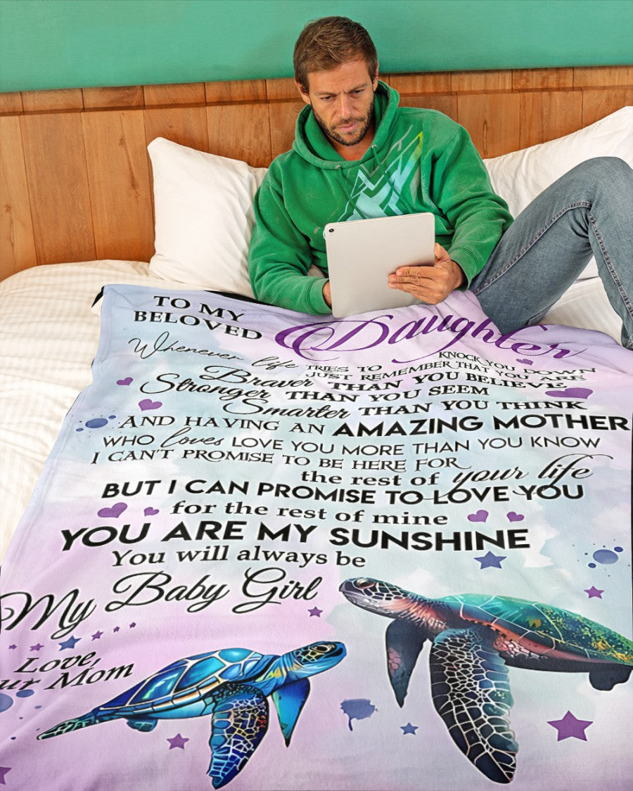 Special Gift For Your Daughter Blanket - BLANKETS FROM MOM 199