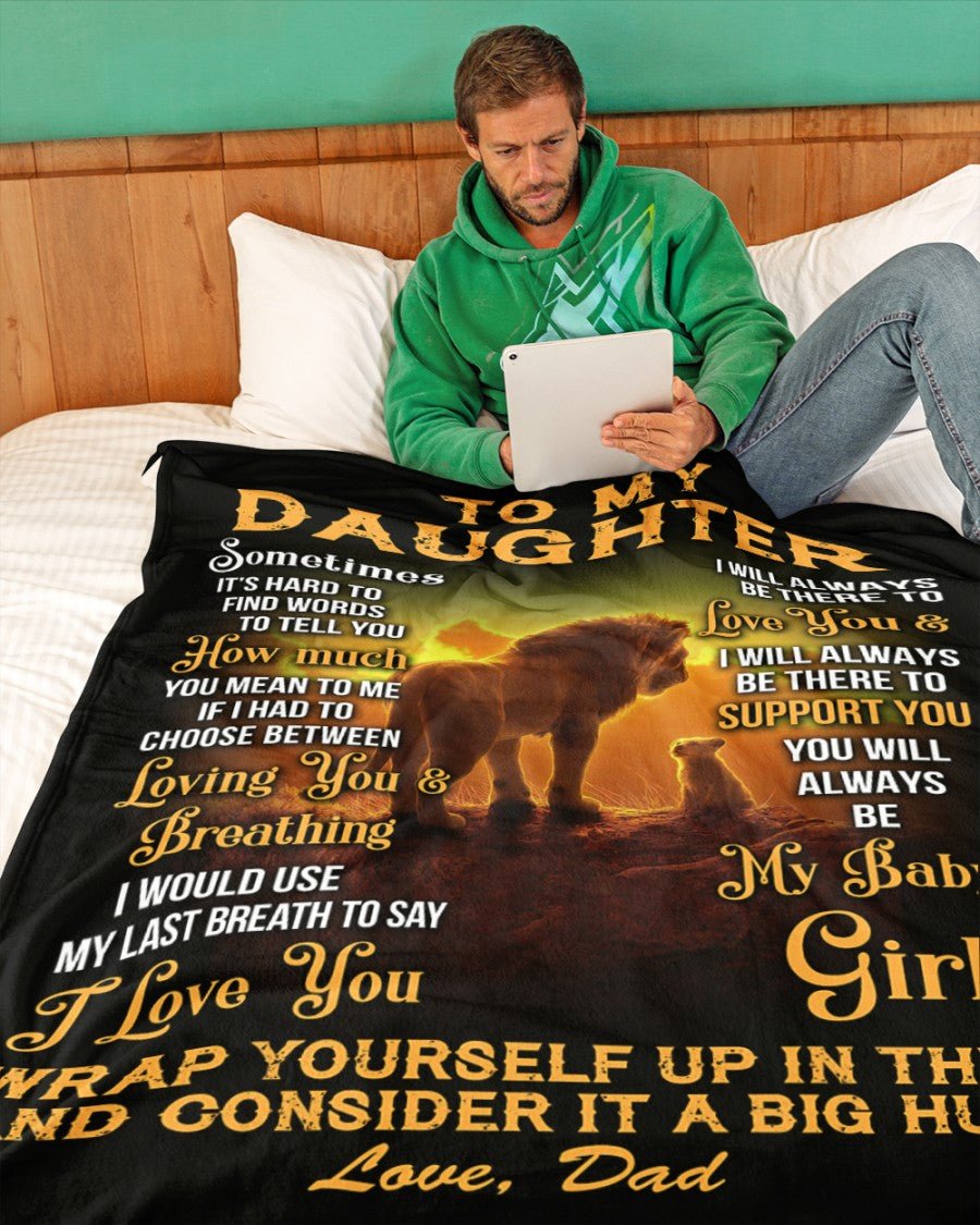Special Gift For Your Daughter Blanket - BLANKETS FROM DAD 068