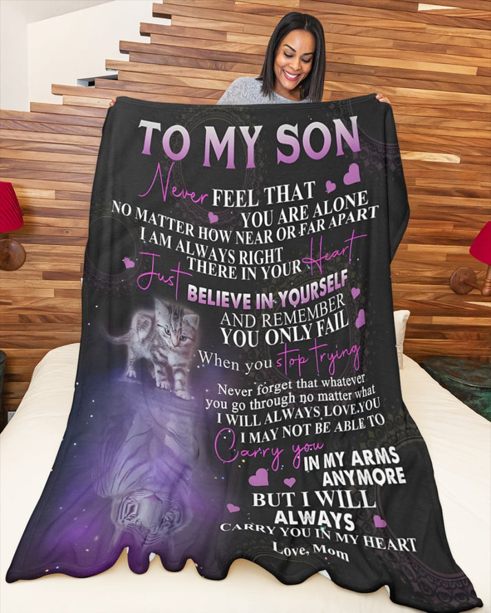 To My Daughter Blanket - BLANKETS FROM MOM 90