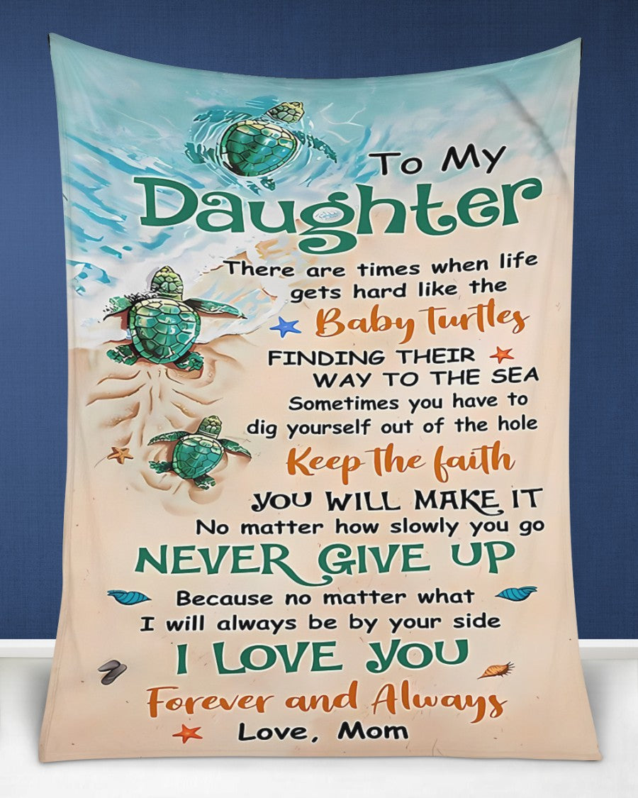 Special Gift For Your Daughter Blanket - BLANKETS FROM MOM 198