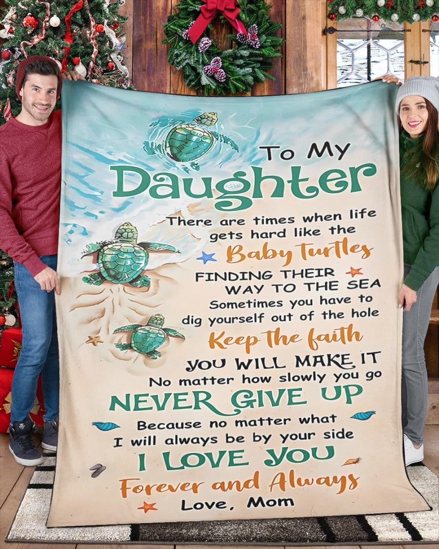 Special Gift For Your Daughter Blanket - BLANKETS FROM MOM 198