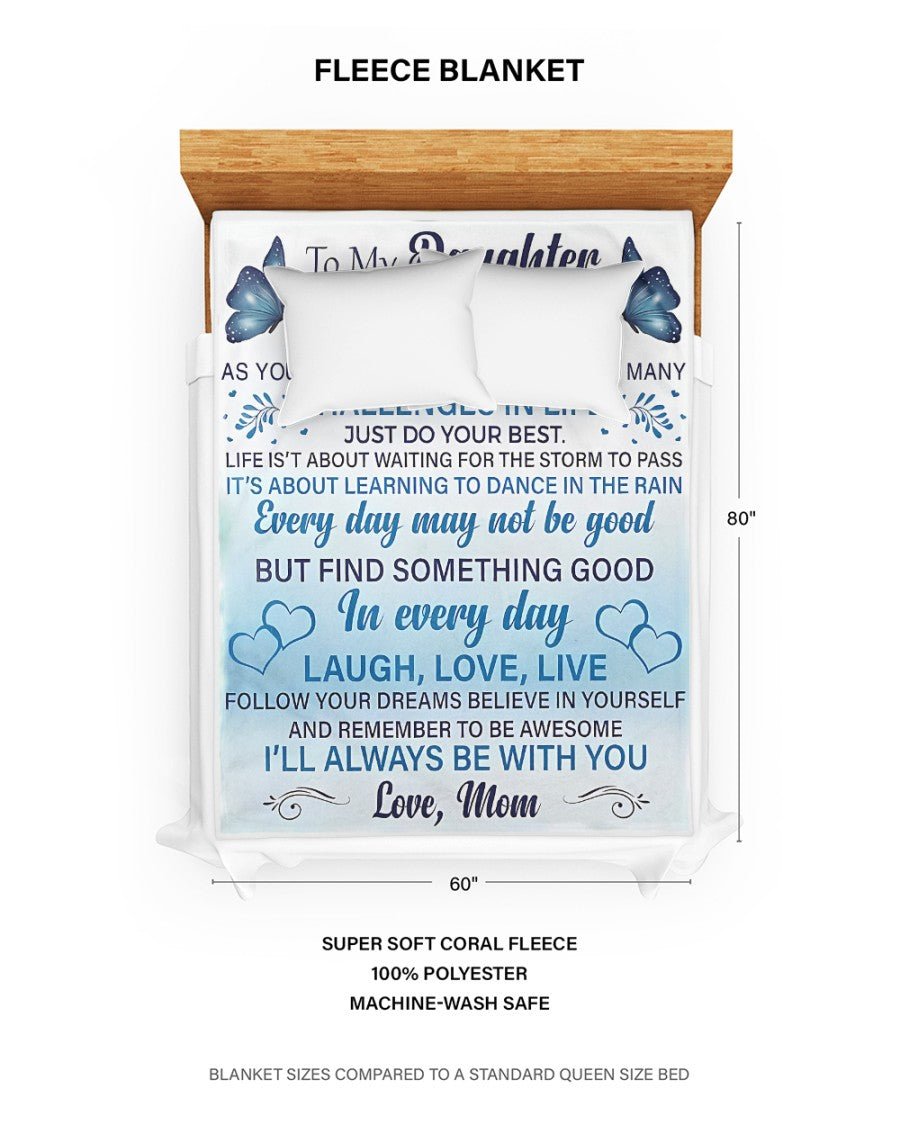 Special Gift For Your Daughter Blanket - BLANKETS FROM MOM 122