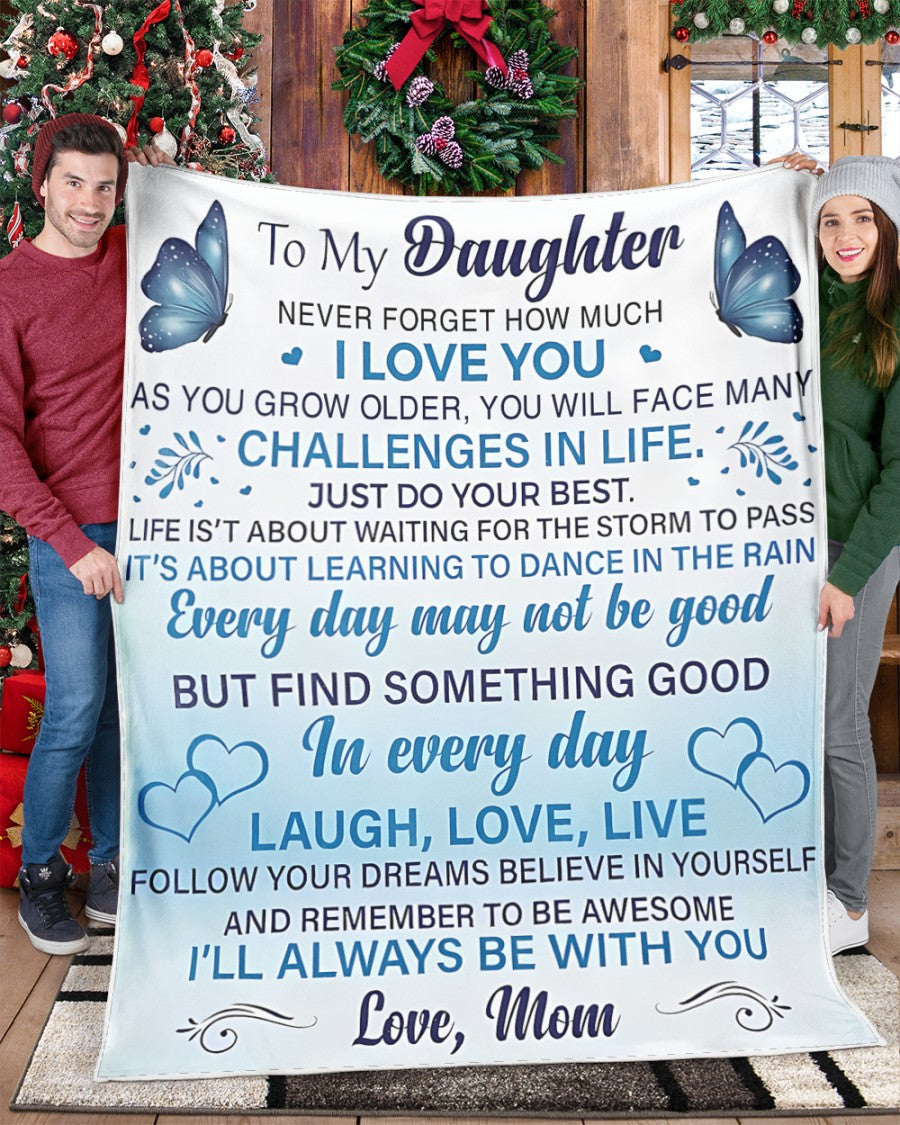 Special Gift For Your Daughter Blanket - BLANKETS FROM MOM 122