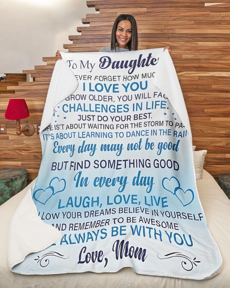 Special Gift For Your Daughter Blanket - BLANKETS FROM MOM 122