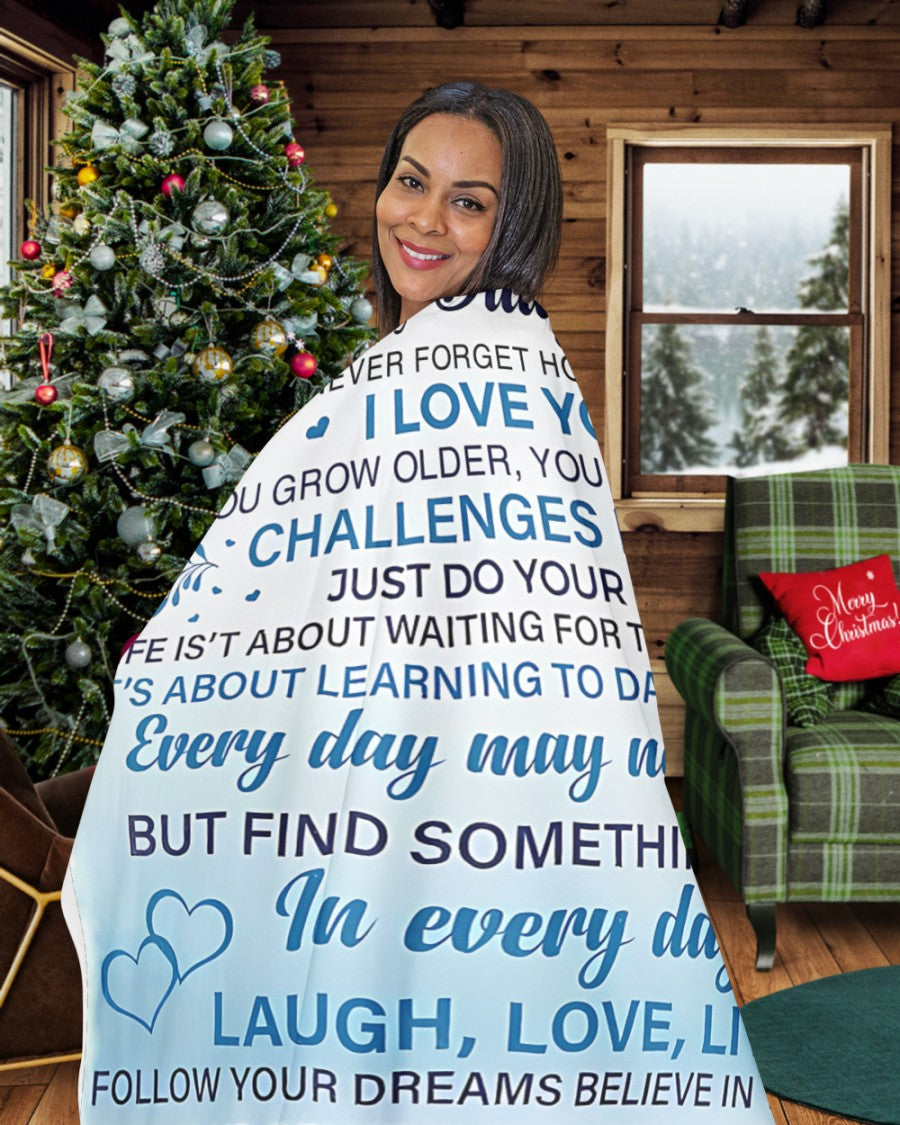 Special Gift For Your Daughter Blanket - BLANKETS FROM MOM 122