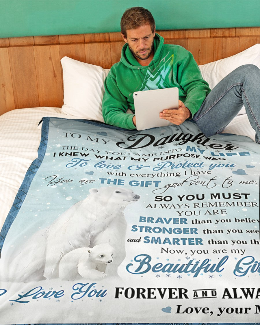 Special Gift For Your Daughter Blanket - BLANKETS FROM MOM 148