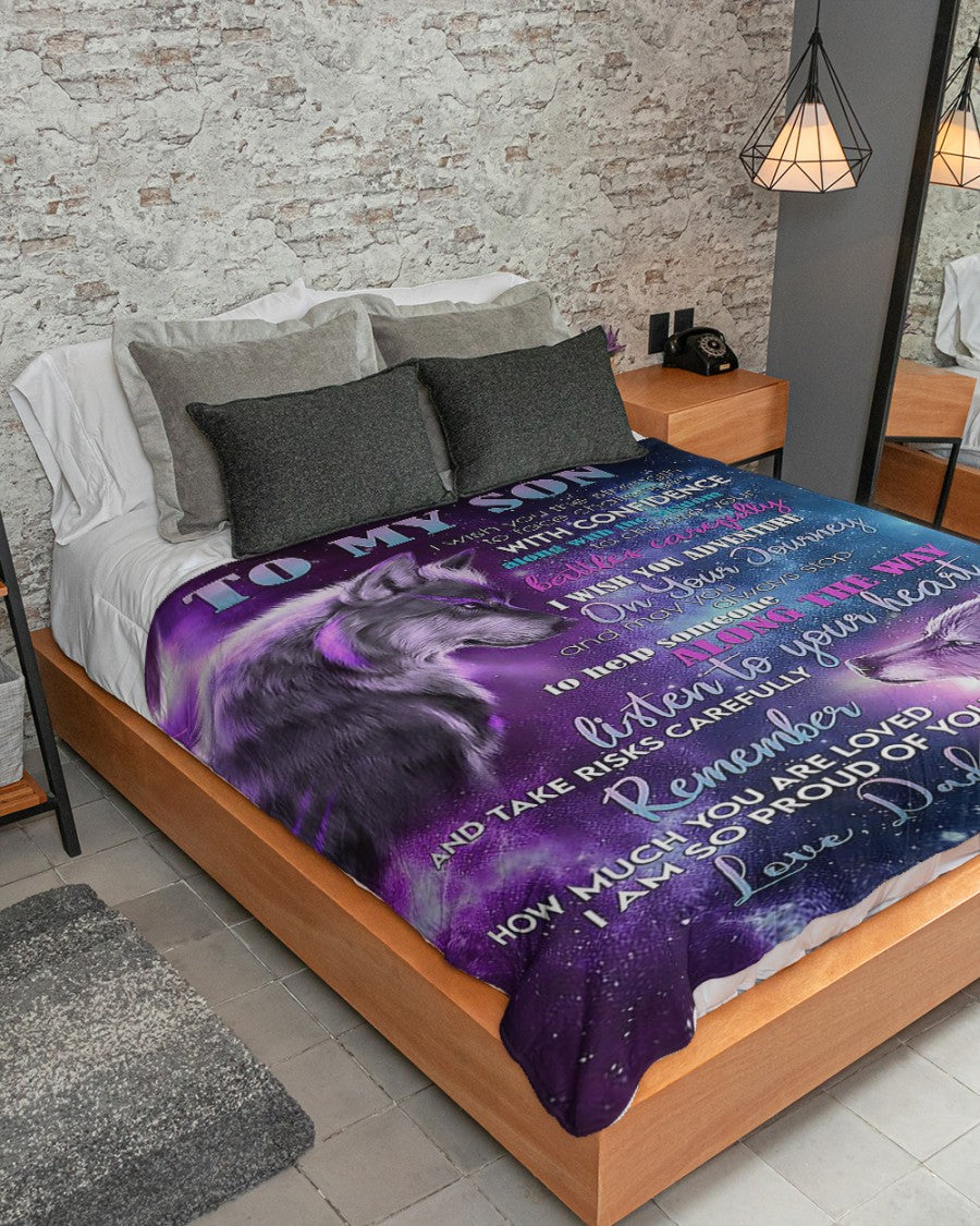 The Perfect Gift For Your Son Blanket - BLANKETS FROM DAD 048