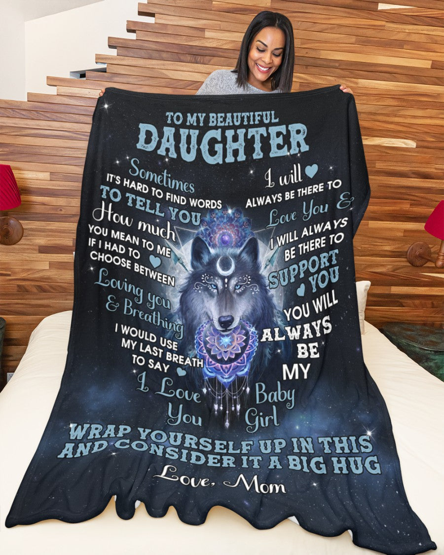 Special Gift For Your Daughter Blanket - BLANKETS FROM MOM 191