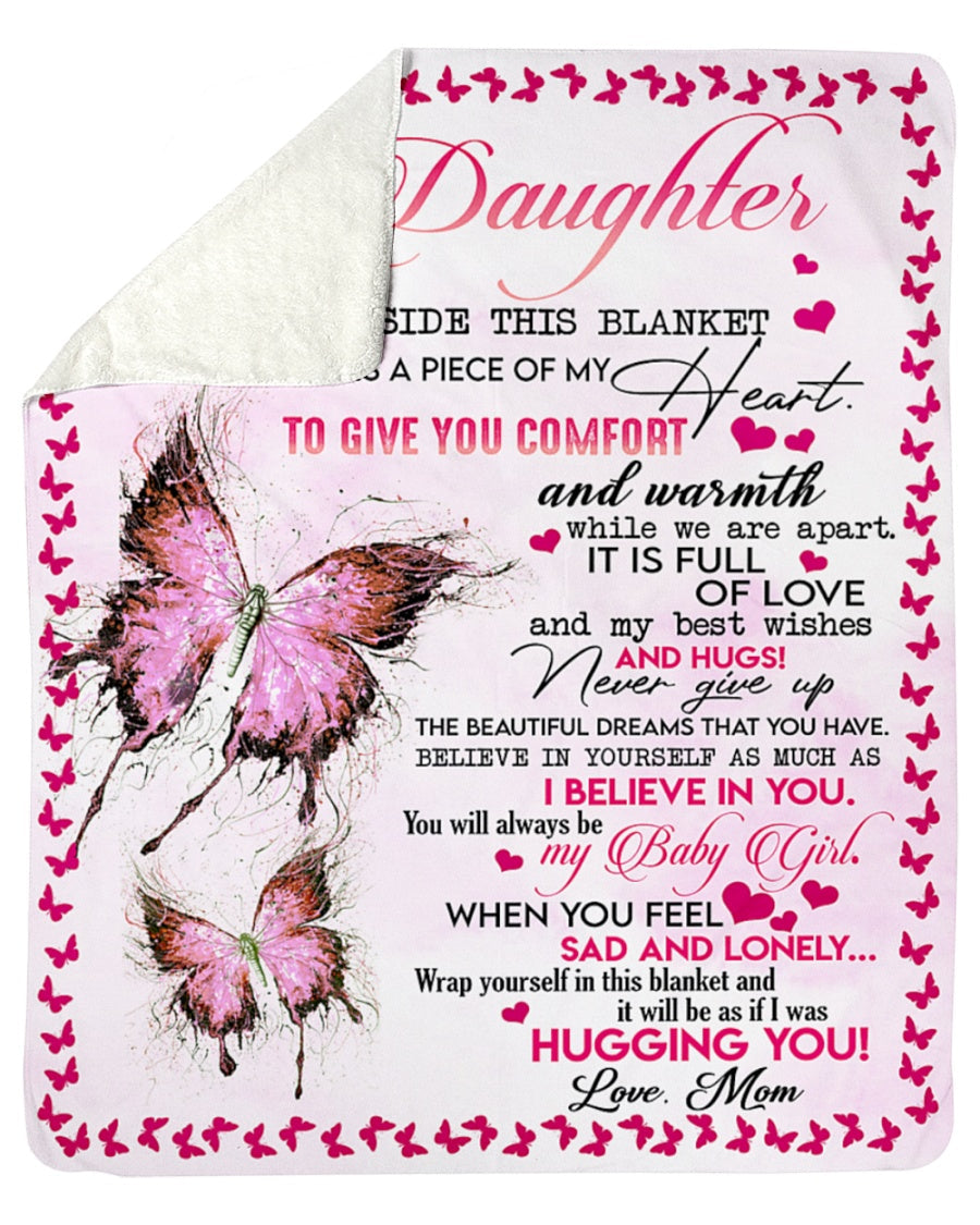 Special gift for your daughter blanket - BLANKETS FROM MOM 157