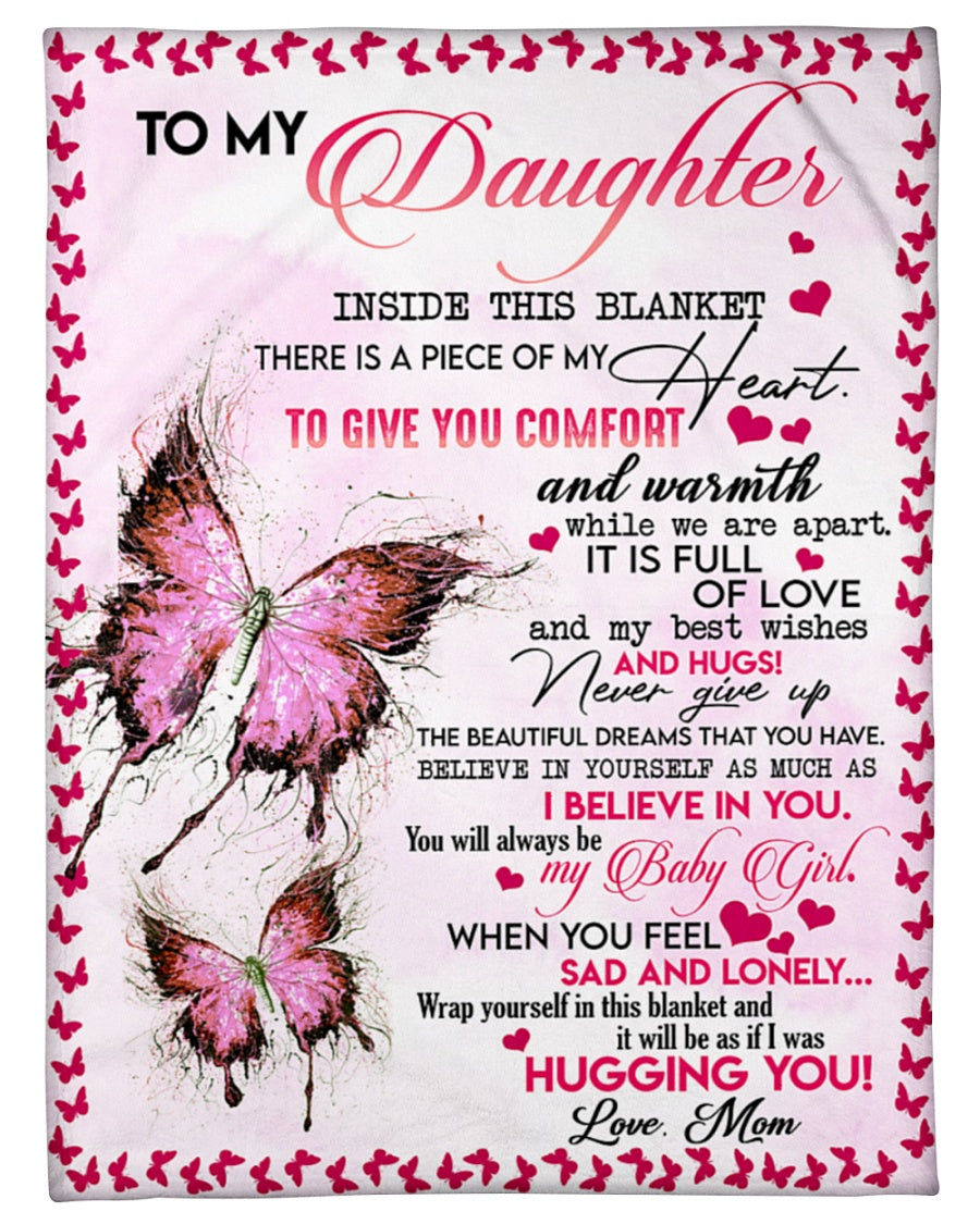 Special gift for your daughter blanket - BLANKETS FROM MOM 157