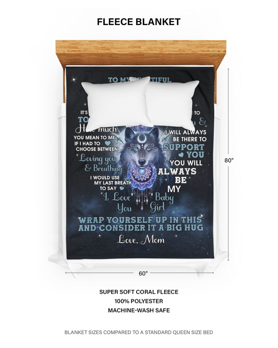 Special Gift For Your Daughter Blanket - BLANKETS FROM MOM 172