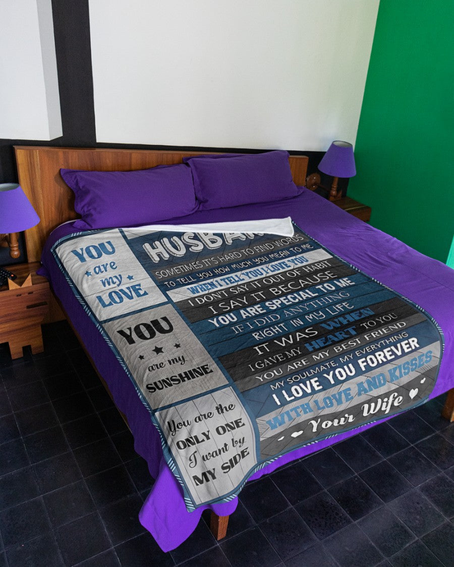 Special Gift For Your Husband Blanket - BLANKETS FROM WIFE 12