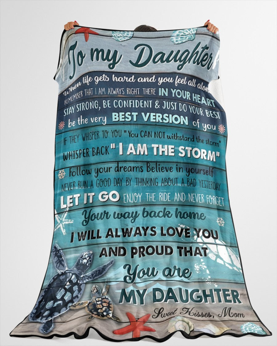 Special Gift For Your Daughter Blanket - BLANKETS FROM MOM 202