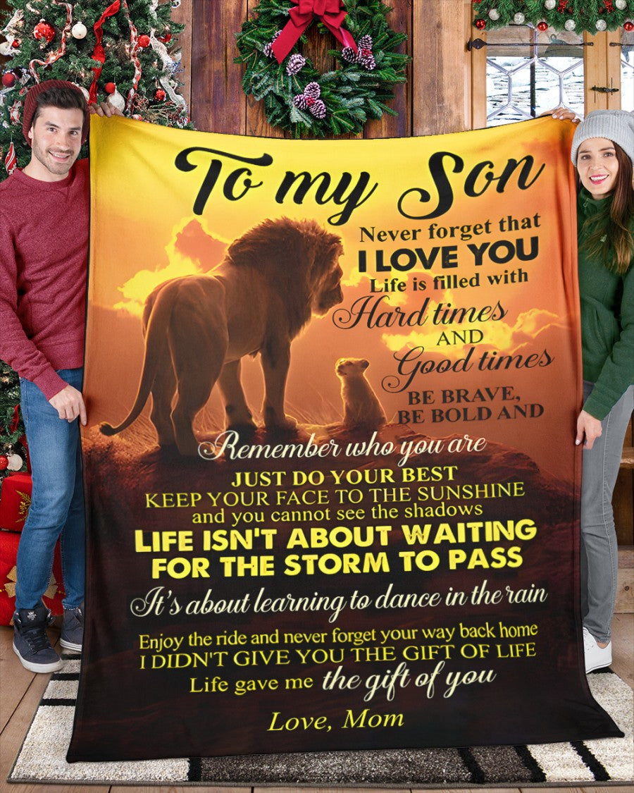 Special Gift For Your Son Blanket - BLANKETS FROM MOM 136