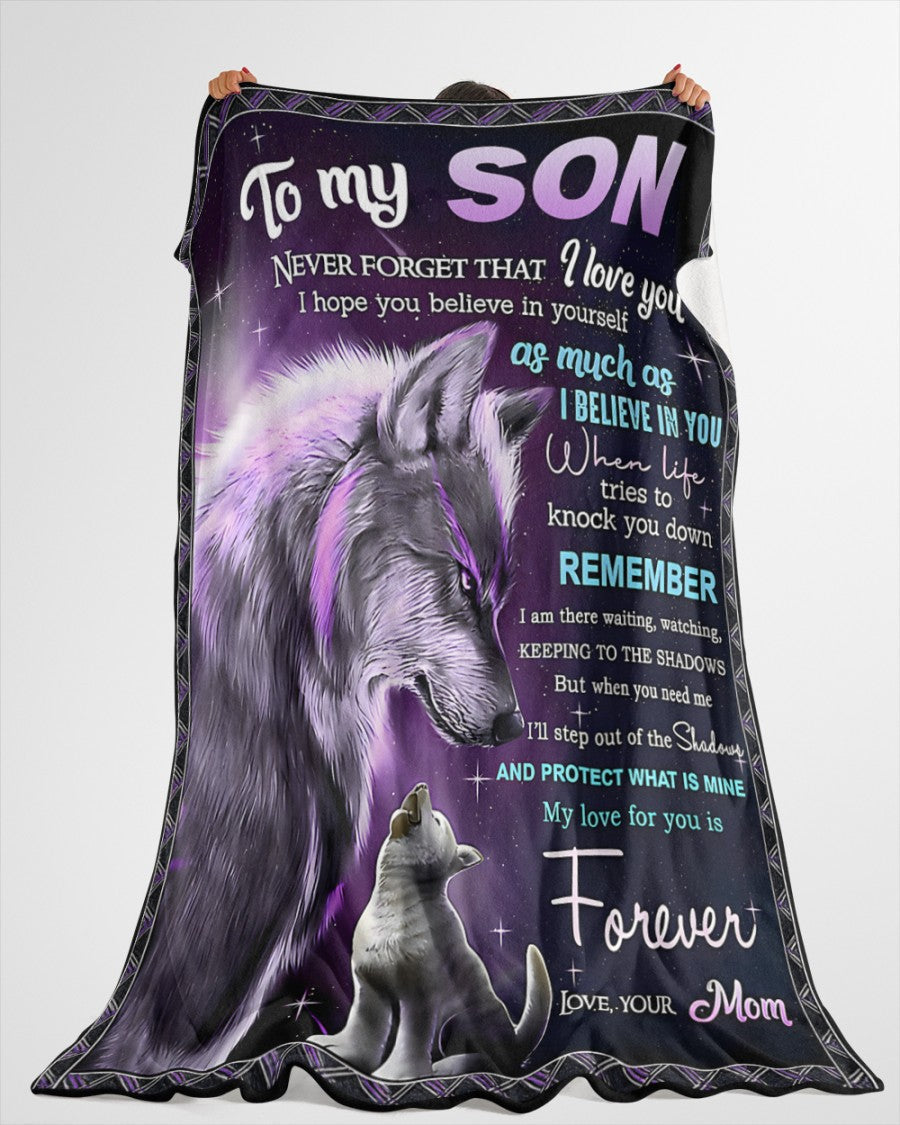 Special Gift For Your Son Blanket -  BLANKETS FROM MOM 140