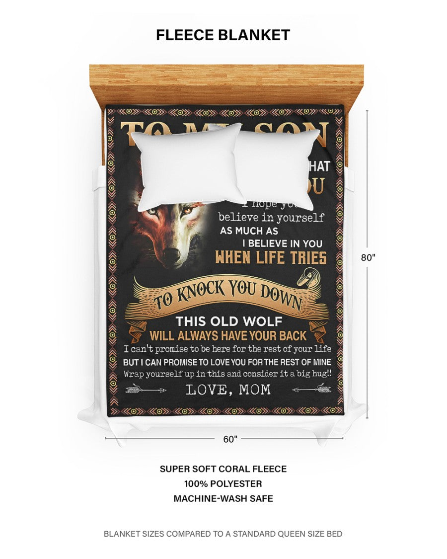 Special Gift For Your Son Blanket - BLANKETS FROM MOM 43