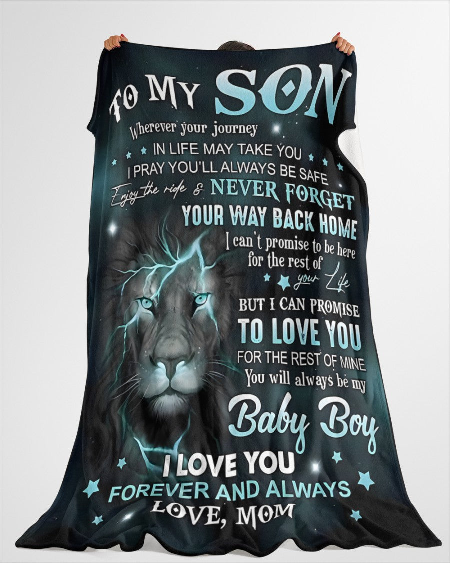 Special Gift For Your Son Blanket - BLANKETS FROM MOM 144