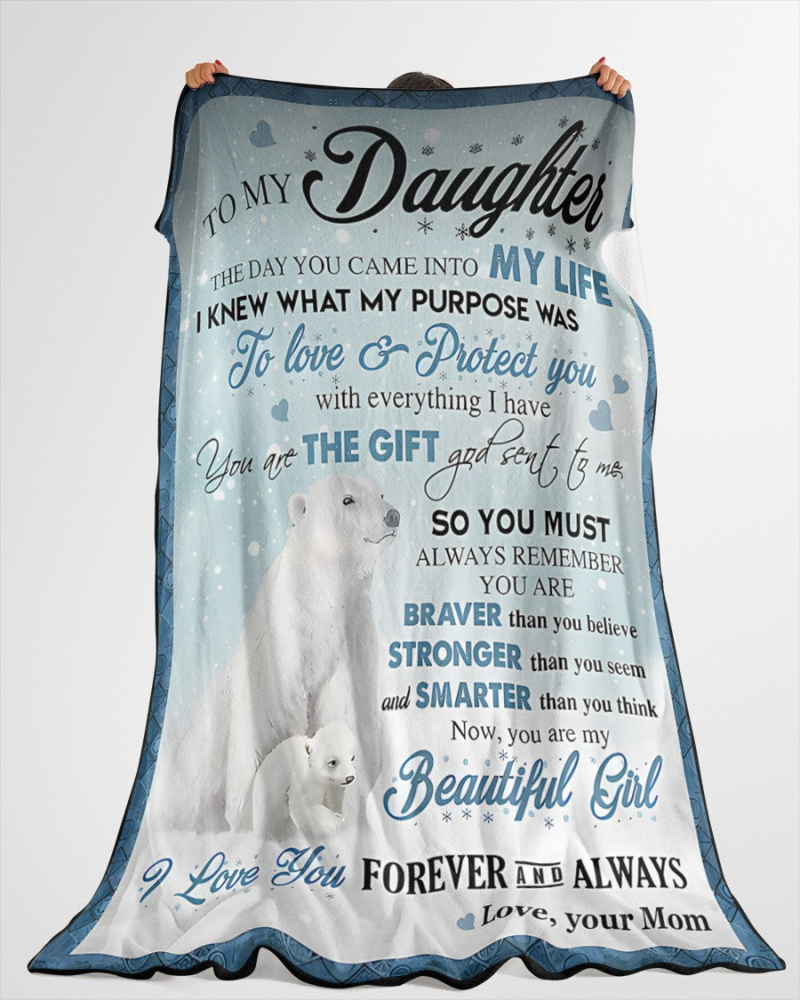 Special Gift For Your Daughter Blanket - BLANKETS FROM MOM 148