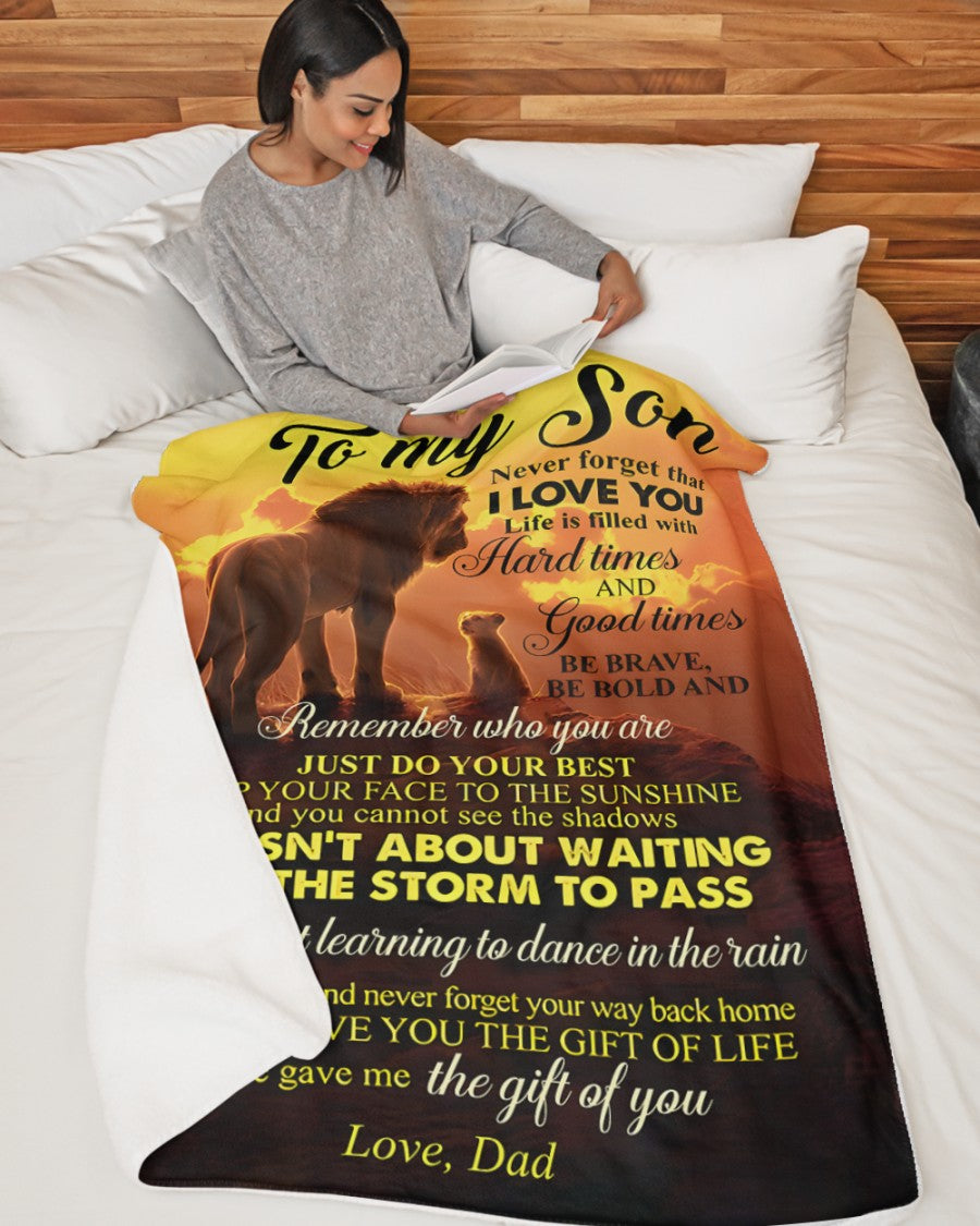 Special Gift For Your Son Blanket - BLANKETS FROM DAD 061