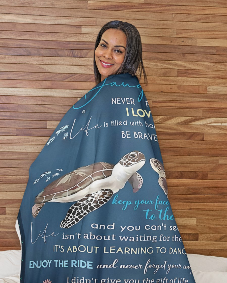 Special Gift For Your Daughter Blanket - BLANKETS FROM MOM 07